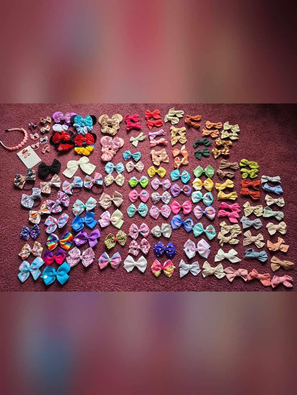 Hair Bow Lot